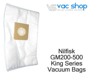 Nilfisk gm200 400 king series vacuum bags