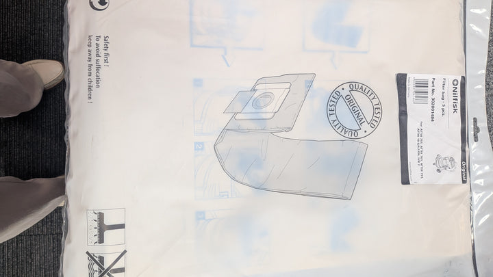 302001484 Attix 7 Series paper vacuum bags Genuine