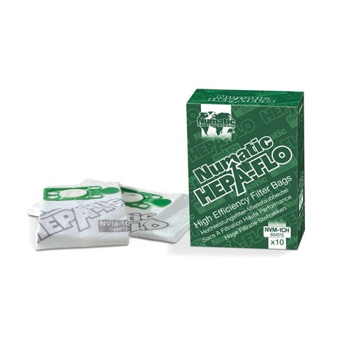 Henry HEPA-FLO Genuine NVM-1CH Vacuum Bags - Pack of 10