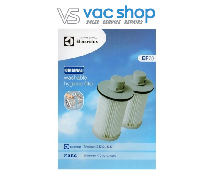 Electrolux Twin Clean EF78 Vacuum Cleaner Filter Set