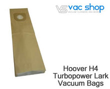 Load image into Gallery viewer, Hoover H4 turbo power lark vacuum cleaner bags