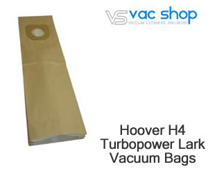 Hoover H4 turbo power lark vacuum cleaner bags