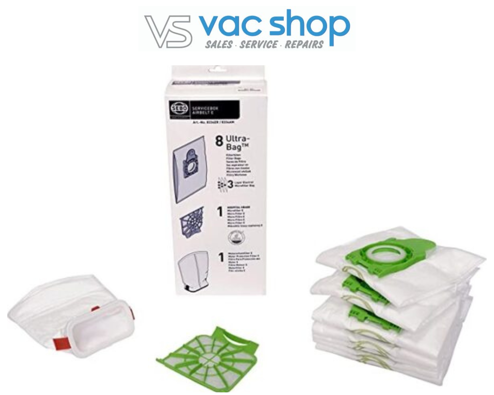 SEBO E Series Service Kit 8334ER – Vac Shop