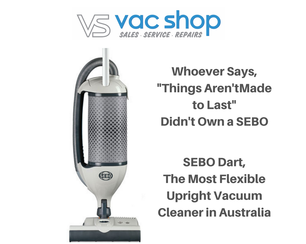 Sebo Dart 2 Commercial 9857AU Upright Vacuum Cleaner (price on request)