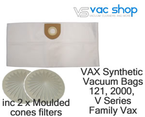 Vax V series vacuum bags