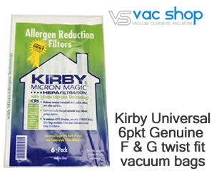 kirby genuine universal F - G series vacuum cleaner bags