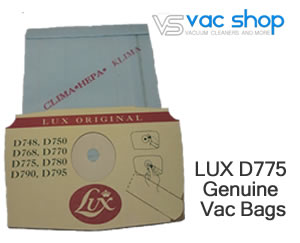 lux D775 genuine vacuum cleaner bags