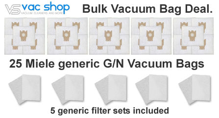 miele GN bags 25pk vacuum cleaner bags