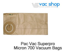 Load image into Gallery viewer, Pac Vac Superpro Micron 700 Vacuum Cleaner Bags