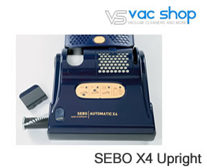 sebo x4 brush bar display