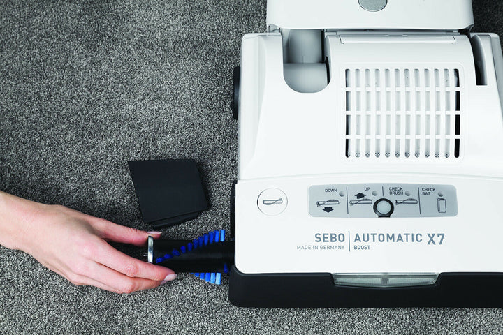SEBO X7 Boost Automatic -  91542AU  Sebo Service Agent Carpet Manufacturer recommended upright vacuum cleaner.