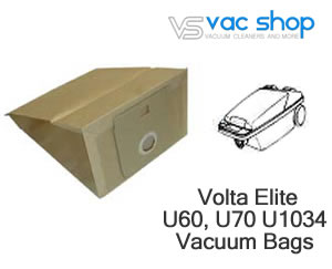 volta U60 compact vacuum bags